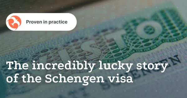 The incredibly lucky story of the Schengen visa